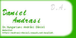 daniel andrasi business card