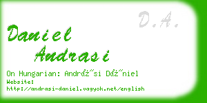 daniel andrasi business card